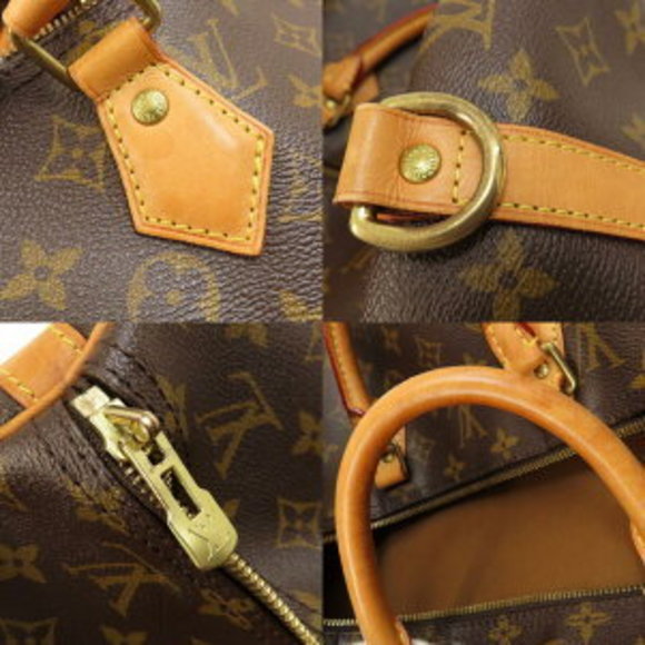 Louis Vuitton Speedy Bandouliere Monogram Tote Bag Canvas - Picture 7 of 9